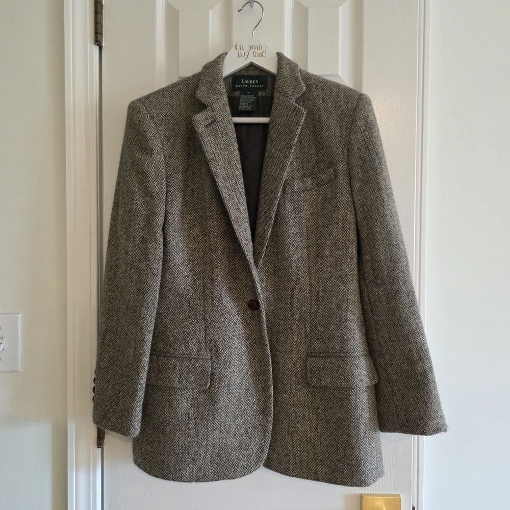 Lauren Ralph Lauren Gray Blazer